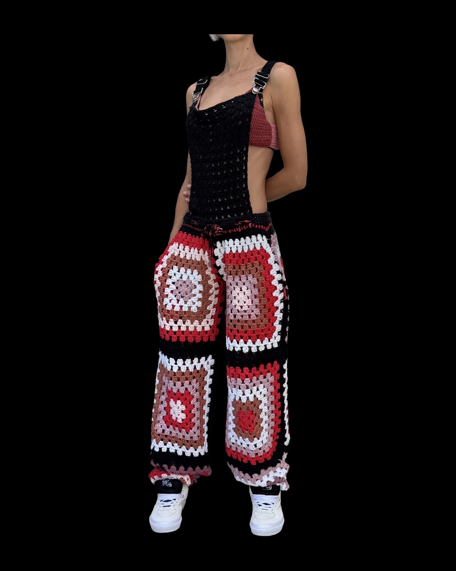 Granny Square Dungarees, photograph 3