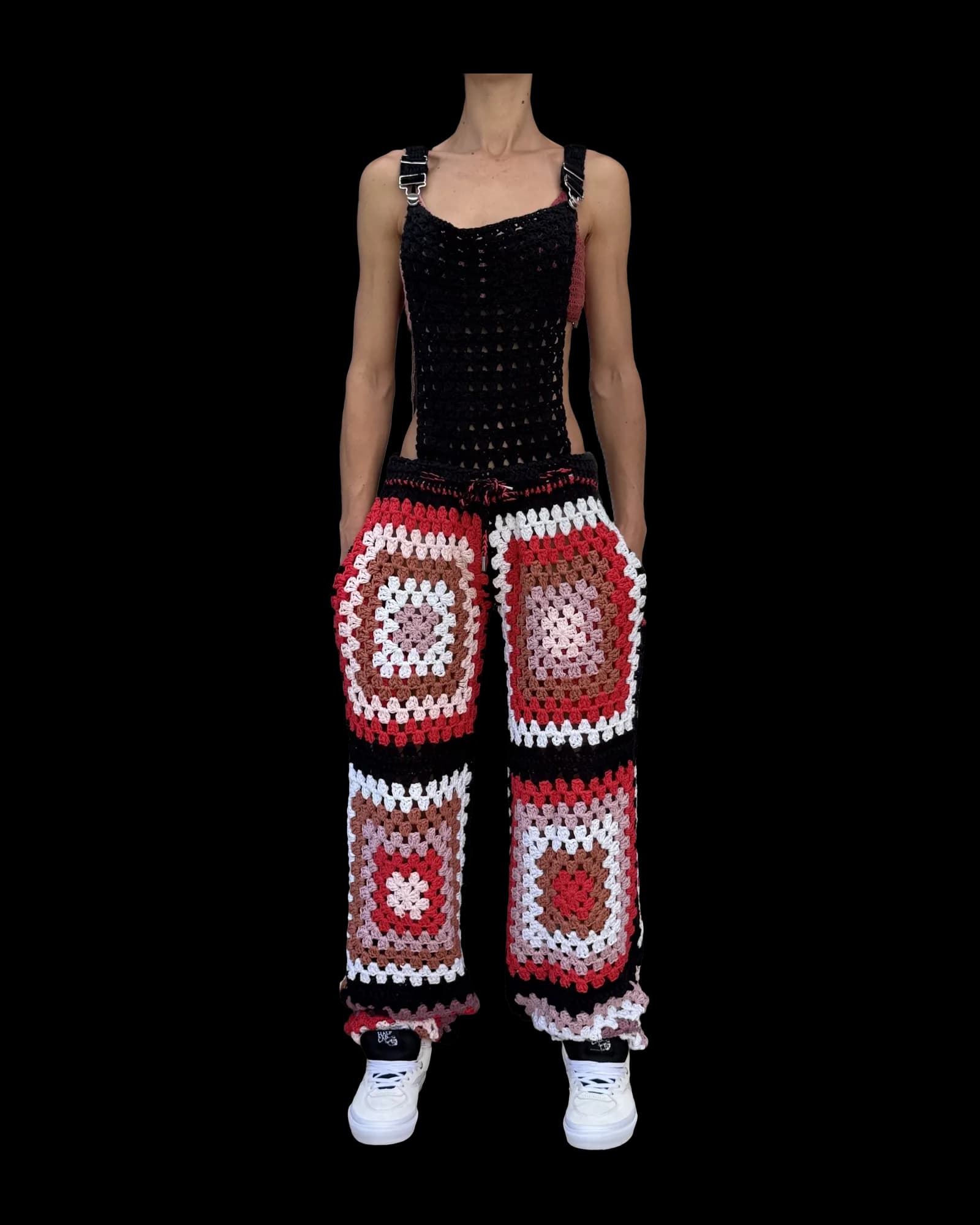 Granny Square Dungarees